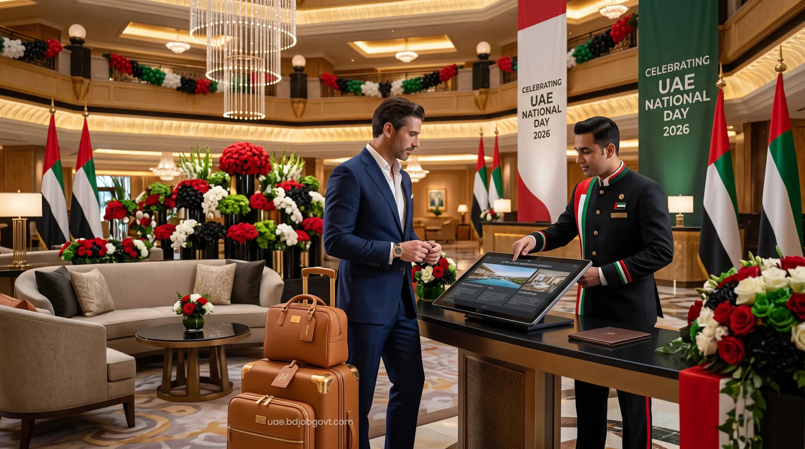 Reserve VIP suite with fireworks view and UAE National Day luxury hotel package.
