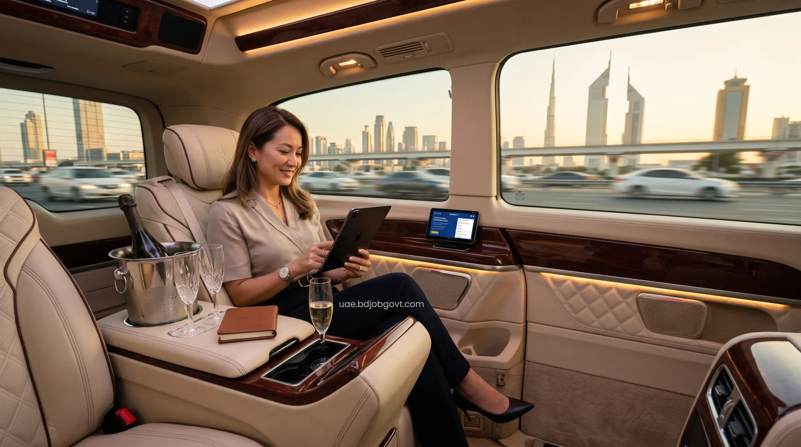 Premium European SUV transfer and UAE elite hospitality booking.