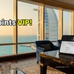 Jumeirah luxury room reservation using elite Marriott Bonvoy points.