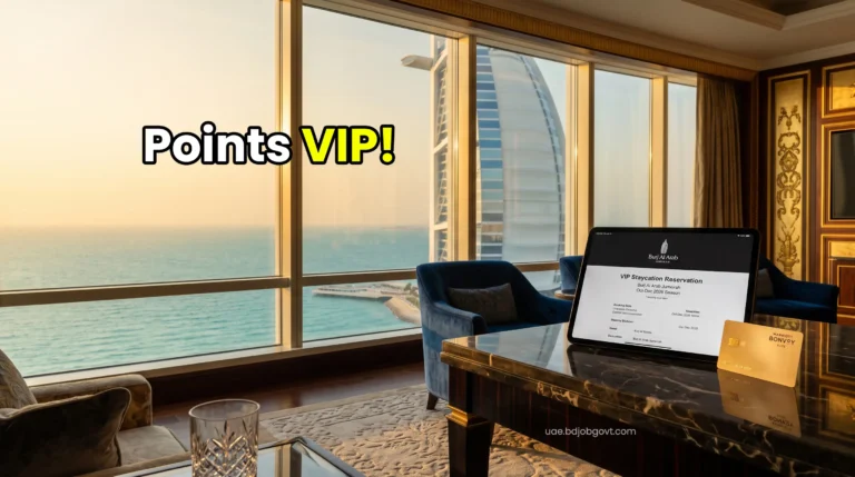 Jumeirah luxury room reservation using elite Marriott Bonvoy points.